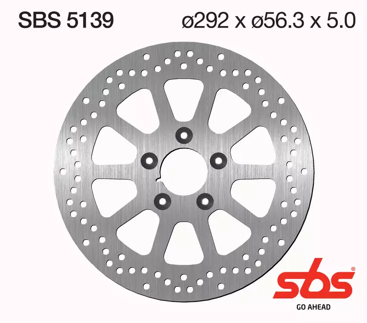 Sbs Jarrulevy Standard - Moottoripyörän jarrulevyt - D241763 - 1