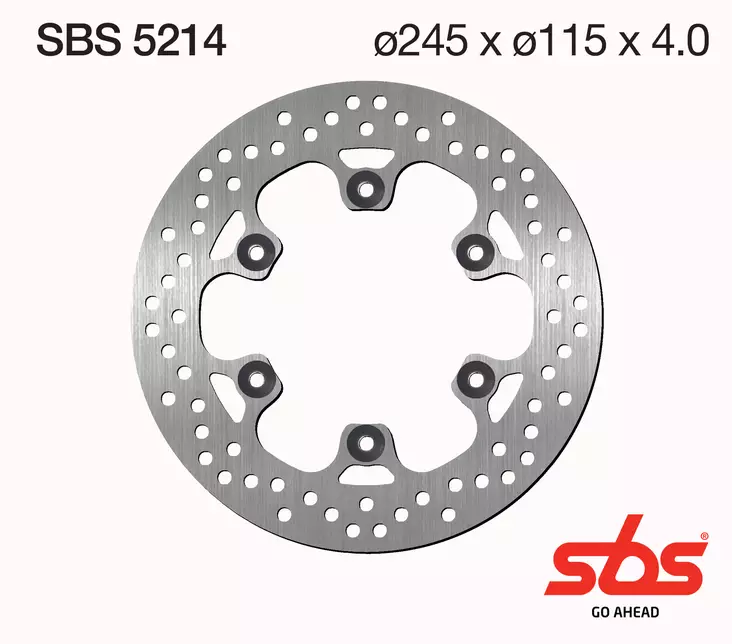 Sbs Jarrulevy Standard - Moottoripyörän jarrulevyt - D241823 - 1