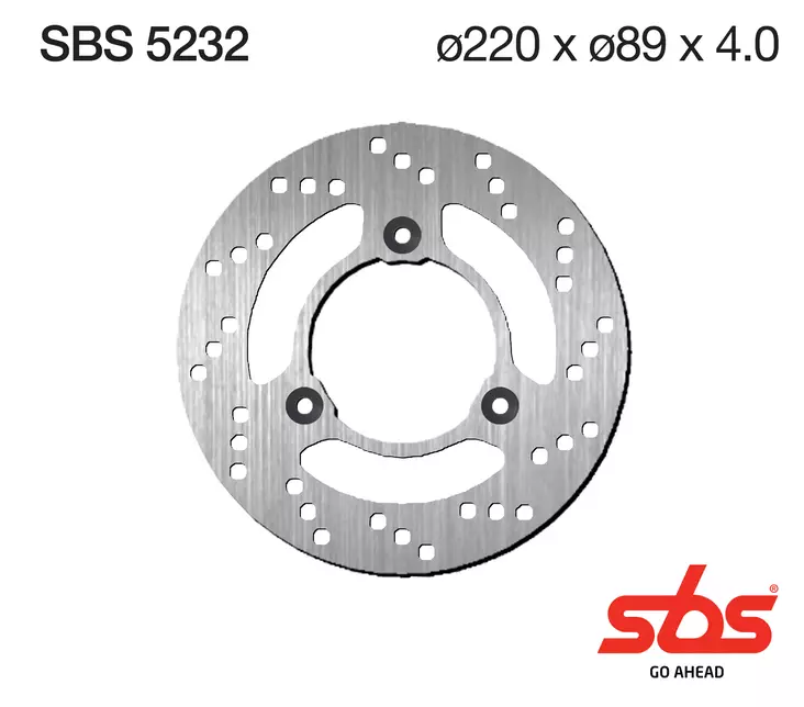 Sbs Jarrulevy Standard - Moottoripyörän jarrulevyt - D241833 - 1