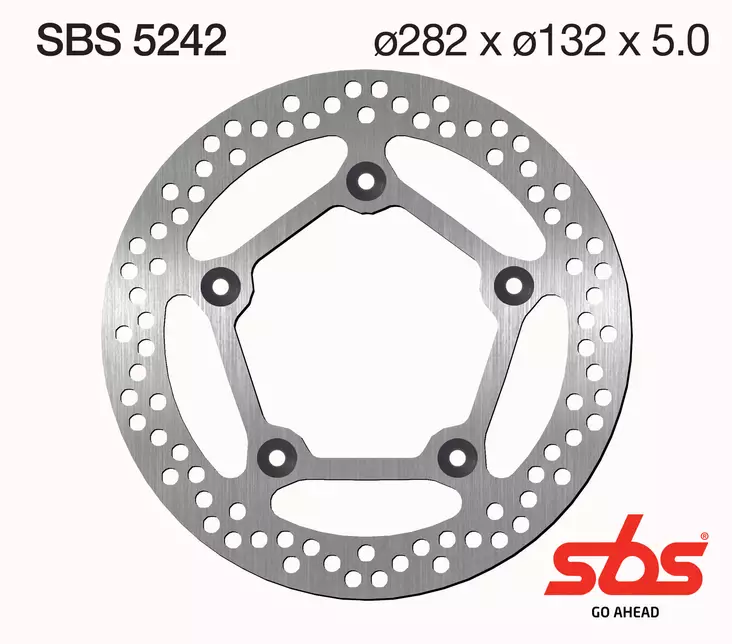 Sbs Jarrulevy Standard - Moottoripyörän jarrulevyt - D241843 - 1
