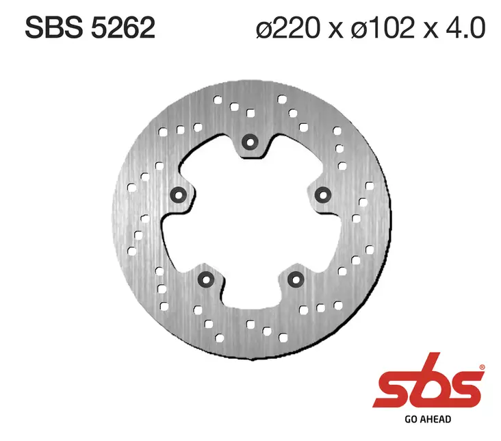 Sbs Jarrulevy Standard - Moottoripyörän jarrulevyt - D241863 - 1
