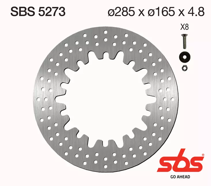 Sbs Jarrulevy Standard - Moottoripyörän jarrulevyt - D241873 - 1