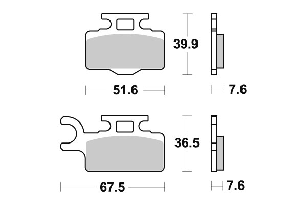 Sbs Jarrupalat Carbon Silver - Moottoripyörän jarrupalat - D220913 - 1
