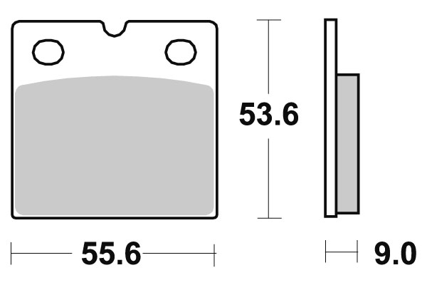 Sbs Jarrupalat Ceramic - Moottoripyörän jarrupalat - D2463 - 1
