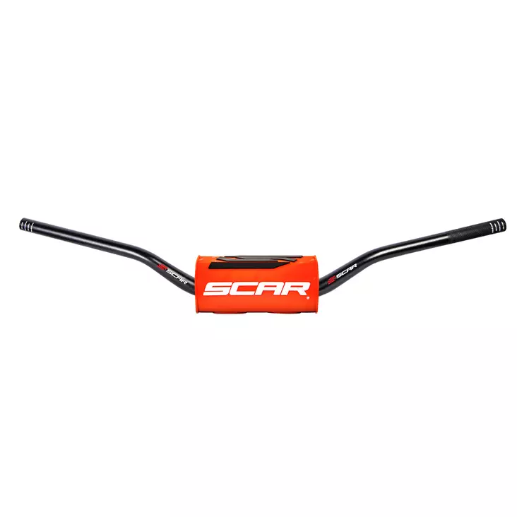 Scar Handlebar O² Ø28,6 (1 1/8”) - High - Orange color - Moottoripyörän ohjaustangot - D480303 - 1