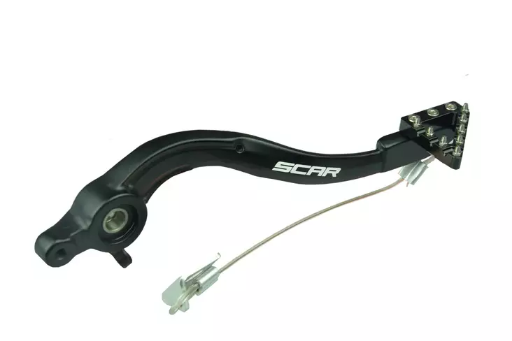 Scar Rear Brake Pedal - 125SX 250SX 300SX 250SXF 350SXF 450SXF TC125-250 FC250- - Moottoripyörän jarrupoljin - D480233 - 1
