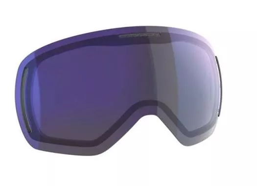 Scott Repl Lens LCG Evo w/ Case solar blue chrome - Kelkkailu ajolasit & linssit - 146583 - 1