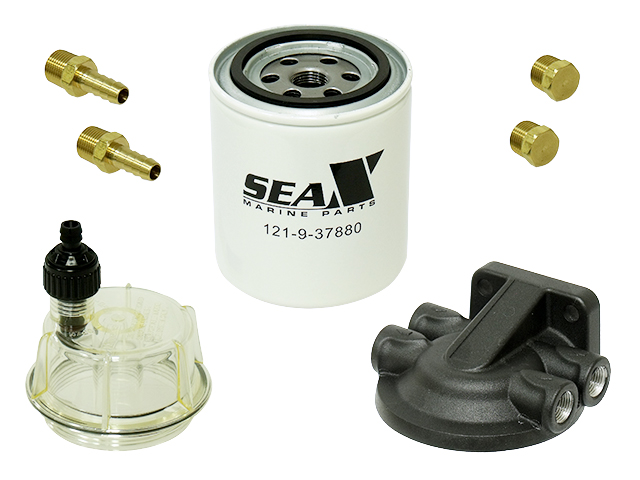 Sea-X polttoainesuodatin kannella yleismalli 3/8 - Polttoainesuodattimet - D106293 - 1