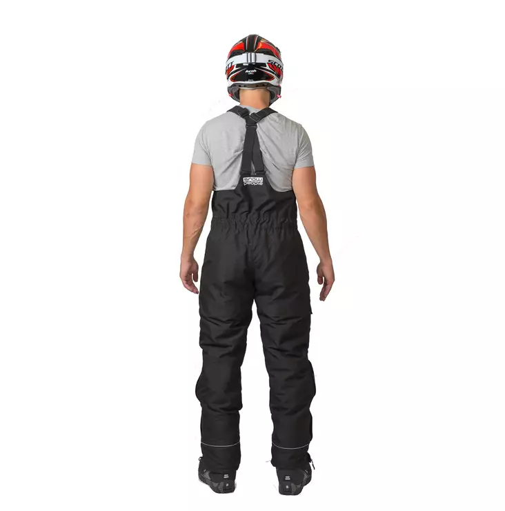 Snowpeople BamBib Touring housut musta - Kelkkailu ajohousut - D189763 - 1