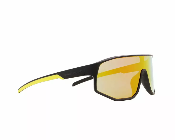 Spect Red Bull Dash Sunglasses Soft Black-Yellow w blue-pink-yellow mirror lens - Aurinkolasit - D521883 - 1