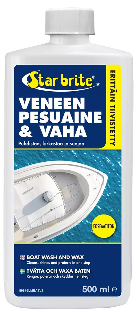 Star brite Pesuainetiiviste+vaha 500ml - Veneen Pesu- & hoitoaineet - D259543 - 1