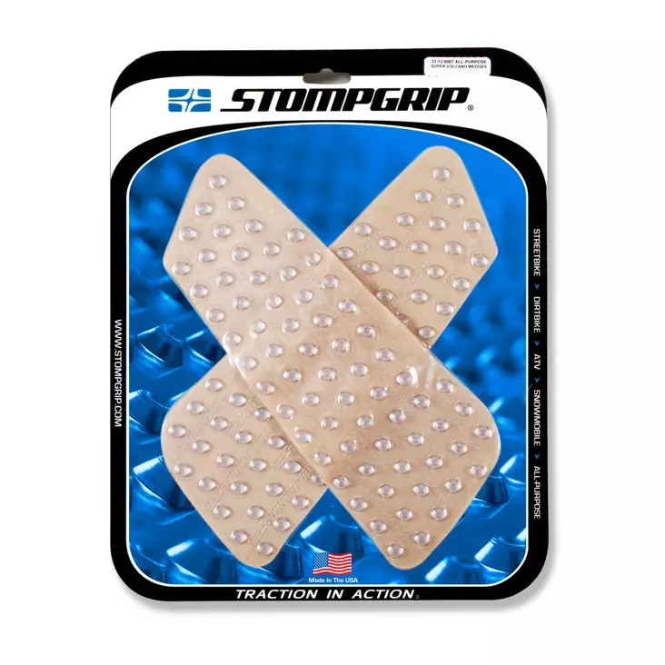 Stompgrip Universal Wedge Tank Grips - Super Volcano : Clear - Yleistarrat - D270383 - 1