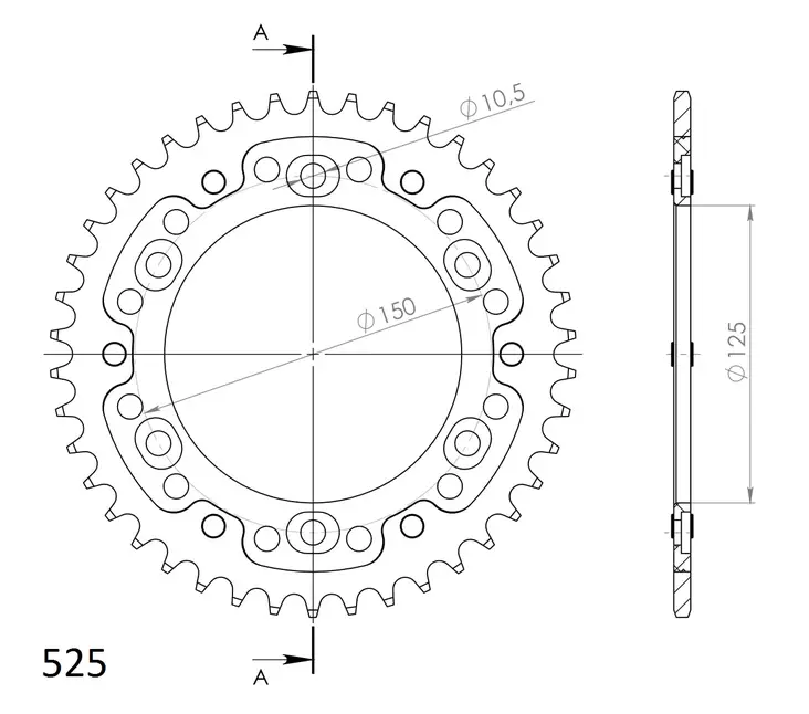 Supersprox Stealth Takaratas Oranssi - Moottoripyörän takarattaat - D295193 - 1