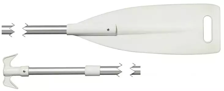 Teleskooppimela/venehaka 90x160cm - Veneen Airot, melat & venehaat - D124543 - 1