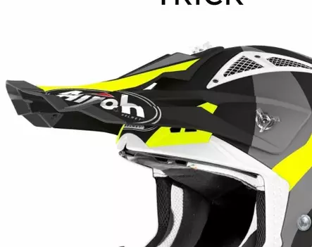 Airoh Aviator Ace Lippa Trick yellow matt - Offroad kypärien lipat - D342014 - 1