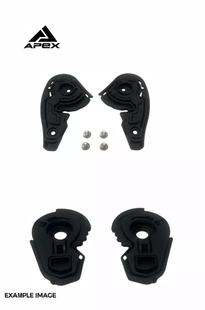 APEX MT300 Visor plates inc. Screws - Visiirimekanismit - D510464 - 1