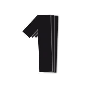 Blackbird kilpanumerot musta 3kpl/srj 16x7.5cm #1 - Numeropohjat ja kilpanumerot - D171964 - 1