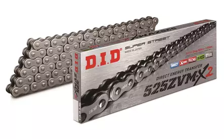 D.I.D 525ZVM-X2 Chain+Connecting link rivet type (ZJ) - Ketjut 525 - D457374 - 1