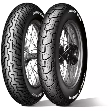 Dunlop D402F SW MT90B16 72H TL Fr. Harley-Davidson (Slim White Sidewall) - Renkaat, Custom-Touring - D168374 - 1