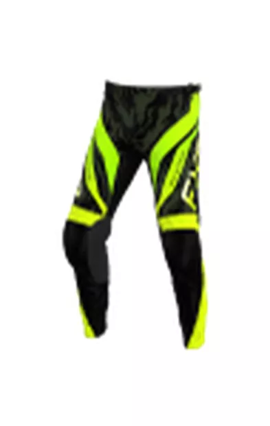 FXR Housut Yth clutch mx 27 army/lime/black - Motocross housut MX - D550284 - 1