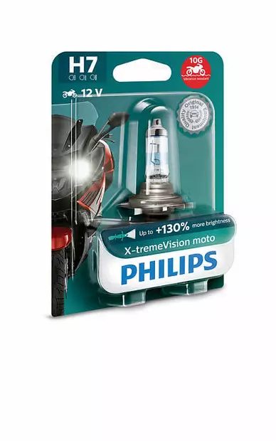 Philips Polttimo H7 RacingVision GT200 Moto 12V/55W/PX26d - Polttimot - D119464 - 1