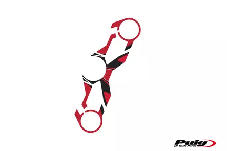 Puig Yoke Protector Kawasaki Ninja 250Sl 15-16' C/Red - Moottoripyörän kaatumatapit - D301424 - 1