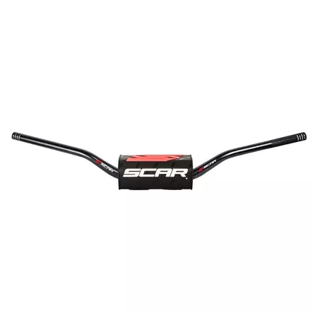 Scar Handlebar O² Ø28,6 (1 1/8”) - 65/85 High Mini RC - Black color - Moottoripyörän ohjaustangot - D480324 - 1