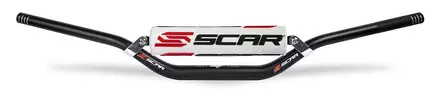 Scar Handlebar S² Ø22,2 (7/8”) - MX Style - Black color - Moottoripyörän ohjaustangot - D269254 - 1