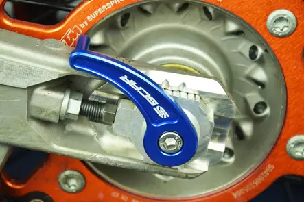 Scar Rear axle pull - Sherco - Blue color - Moottoripyörän muut rungon osat - D480734 - 1