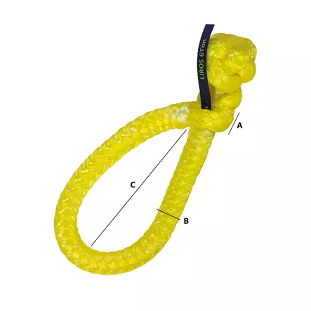 Soft Shackle yellow 6t - Köydet - D465944 - 2