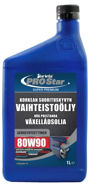 Star brite Vaihteistoöljy 80W90 semisynt 1L - Marineöljyt & lisäaineet - D259434 - 1