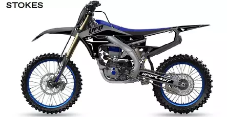 UFO Graphic Kit YZ250F 19-23 YZ450F 18-22 Stokes Grey - Moottoripyörän tarrasarjat - D447934 - 2