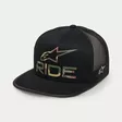 Alpinestars Ride 4.0 Trucker Camo Hat Black - Pipot & lippikset - D523294 - 1