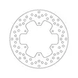 Brembo Serie Oro jarrulevy - Moottoripyörän jarrulevyt - D122884 - 1