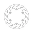 Brembo Serie Oro jarrulevy - Moottoripyörän jarrulevyt - D122894 - 1