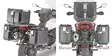 GIVI RAPID RELEASE SIDE CASE HOLDER - Moottoripyörän laukkujen kiinnityssarjat - D355084 - 1