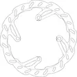 GOLDFREN jarrulevy Etu RM-Z250 07-22RM-Z450 05-17 - Moottoripyörän jarrulevyt - D309494 - 1