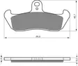 GOLDFREN Jarrupalat 006 Ceramic Carbon AD - Moottoripyörän jarrupalat - D227794 - 1