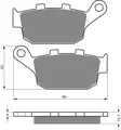 GOLDFREN Jarrupalat 020 Ceramic carbon AD - Moottoripyörän jarrupalat - D227864 - 1