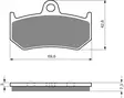 GOLDFREN Jarrupalat 235 Ceramic Carbon S3 Rear MV Agusta F4-1000R 05-09 - Moottoripyörän jarrupalat - D228014 - 1