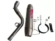 GPR Beta Rr 125 Enduro Ac 4t 2005/09 EC-Approv. slip-on exhaust Deeptone Inox - Moottoripyörän äänenvaimentimet - D425674 - 3