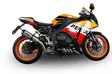GPR Honda Cbr 1000 Rr 2014/16 Racing slip-on exhaust M3 Black Titanium - Moottoripyörän äänenvaimentimet - D427414 - 5