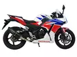 GPR Honda Cbr 300 R 2014/16 Racing slip-on exhaust Furore Nero - Moottoripyörän äänenvaimentimet - D427324 - 10