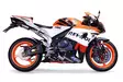 GPR Honda Cbr 600 Rr 2007/16 Racing full line exhaust Tiburon Titanium - Moottoripyörän pakoputkistot - D423264 - 7