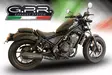GPR Honda Cmx 500 Rebel 2018/20 e4 EC-Approv. slip-on exhaust Ghisa - Moottoripyörän äänenvaimentimet - D427424 - 7