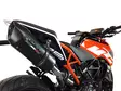 GPR Ktm Duke 125 2017/20 e4 EC-Approv. slip-on exhaust catalized Furore Evo4 Ner - Moottoripyörän äänenvaimentimet - D426614 - 7