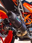 GPR Ktm Duke 250 2017/20 e4 EC-Approv. slip-on exhaust Furore Evo4 Nero - Moottoripyörän äänenvaimentimet - D426624 - 7