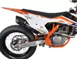 GPR Ktm Sx-F 450 2016-18 Racing full line with dbkiller Furore Nero - Moottoripyörän pakoputkistot - D423504 - 10