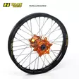 Haan wheel KTM EXC & EXC-F 18-2.50 ORANGE HUB/BLACK RIM WITH CUSH - Moottoripyörän täydelliset vanteet - D281014 - 1