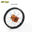 Haan wheel SX50 24-.. REAR 12-1,60 BLACK RIM/ORANGE HUB - Moottoripyörän täydelliset vanteet - D545924 - 1